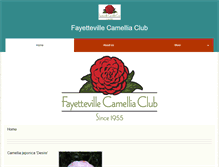 Tablet Screenshot of fayettevillecamelliaclub.org
